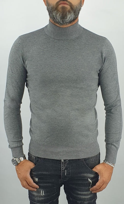 Maglione uomo invernale cardigan mezzo collo maglia sotto giacca