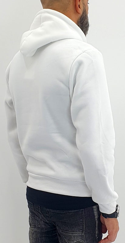 Felpa uomo cappuccio regolabile felpata invernale s,m,l,xl,xxl