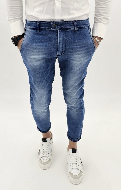 Jeans uomo super slim fit tasche america skinny 44,46,48,50,52