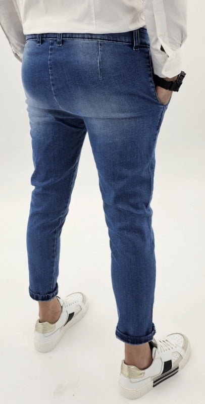 Jeans uomo super slim fit tasche america skinny 44,46,48,50,52