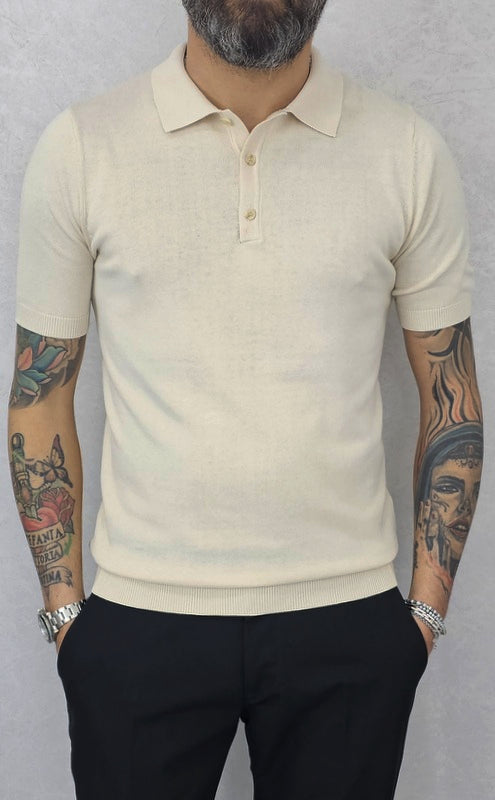 Polo uomo elastica Manica corta 3 bottoni s,m,l,xl,xxl cotone filo