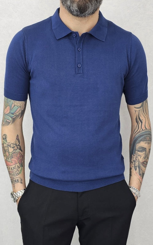 Polo uomo elastica Manica corta 3 bottoni s,m,l,xl,xxl cotone filo