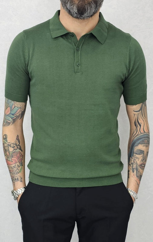 Polo uomo elastica Manica corta 3 bottoni s,m,l,xl,xxl cotone filo