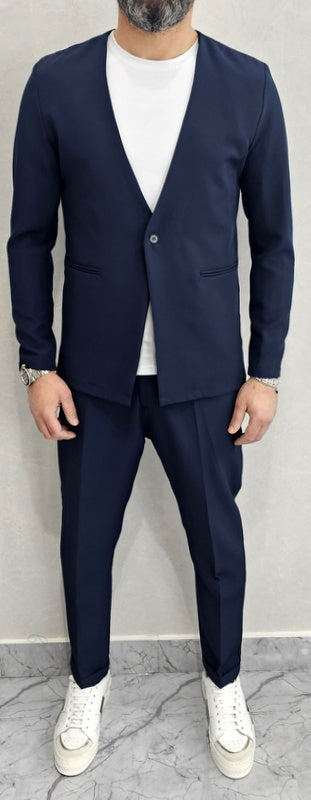 Abito uomo 1 bottone tessuto morbido giacca e pantalone italy s,m,l,xl,xxl