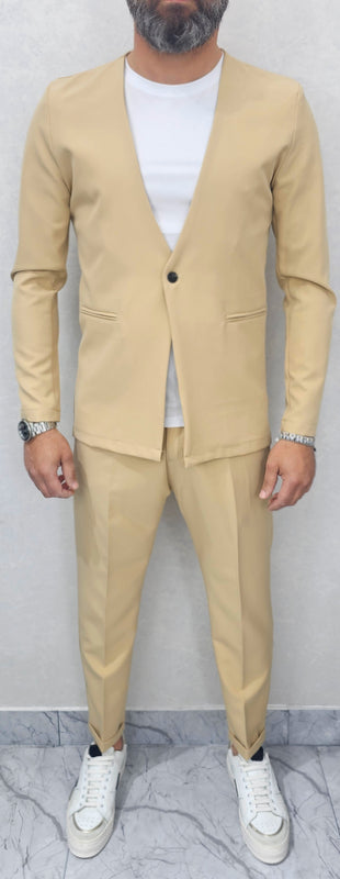 Abito uomo 1 bottone tessuto morbido giacca e pantalone italy s,m,l,xl,xxl