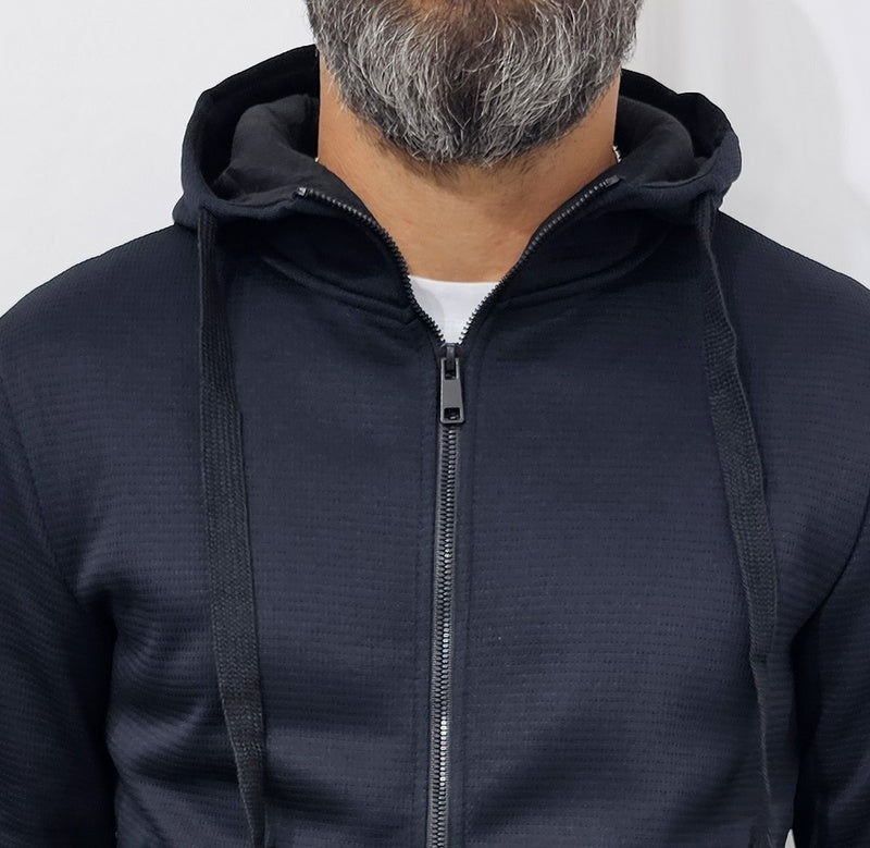 Tuta uomo cargo Cappuccio Completo Nido D'ape sabbia,nero s,m,l,xl,xxl