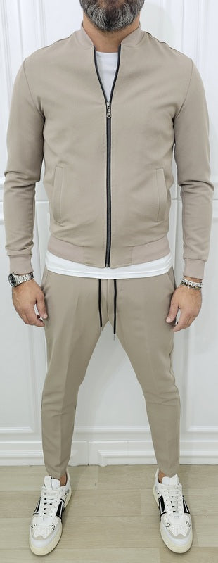 Completo uomo Praga Bomber slim fit giacca e pantalone s,m,l,xl,xxl