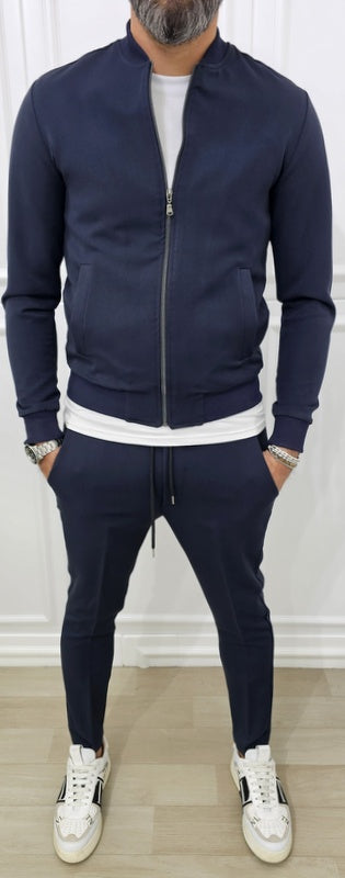 Completo uomo Praga Bomber slim fit giacca e pantalone s,m,l,xl,xxl