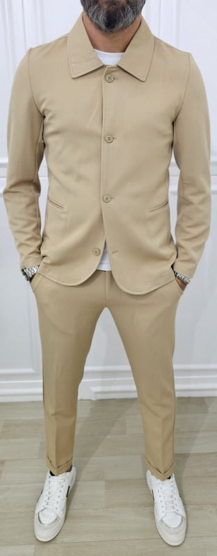 Abito completo Collo camicia slim fit giacca e pantalone s,m,l,xl,xxl
