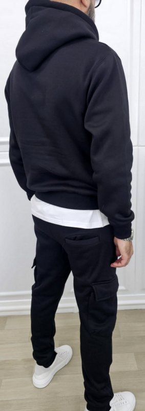 Tuta Cargo Felpata invernale Cappuccio Completo 5 colori s,m,l,xl,xxl,3xl