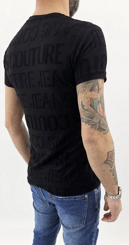T-shirt uomo Maglia Manica Corta couture Elastico Nero/Bianco/sabbia s,m,l,xl