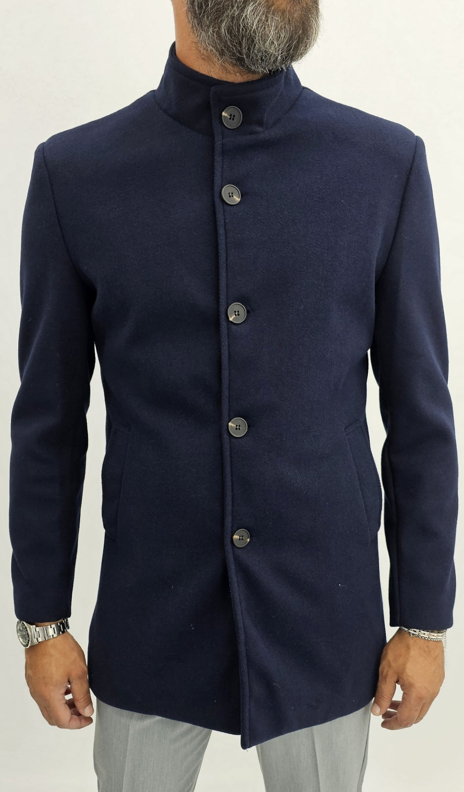 Cappotto Uomo Coreana Slim fit nero,grigio,verde,blu s,m,l,xl,xxl