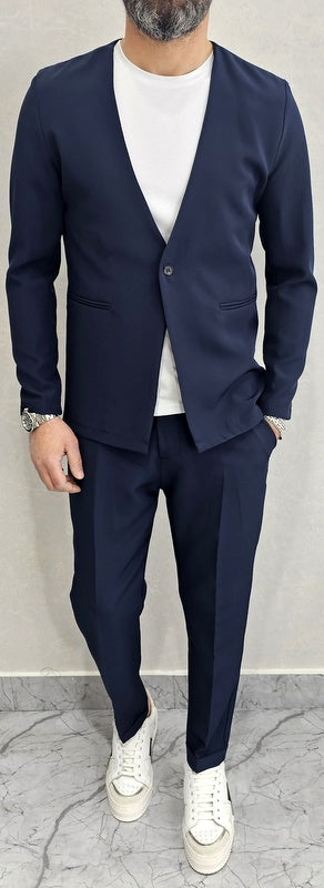 Abito uomo 1 bottone tessuto morbido giacca e pantalone italy s,m,l,xl,xxl
