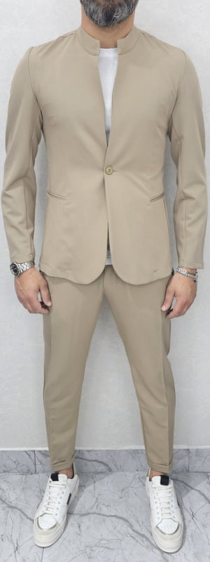 Completo Coreano 1 bottone slim Italy Giacca+Pantalone+T-shirt  44,46,48,50,52