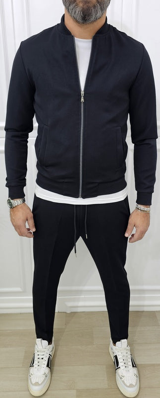 Completo uomo Praga Bomber slim fit giacca e pantalone s,m,l,xl,xxl