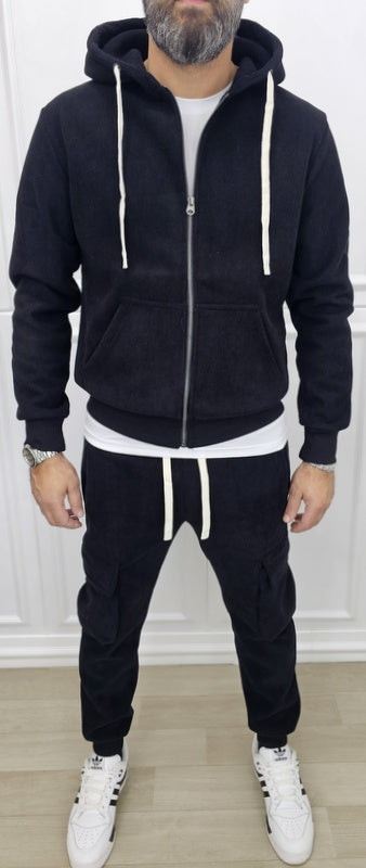 Tuta cargo Hermes Cappuccio Completo velluto a coste 7 colori s,m,l,xl,xxl