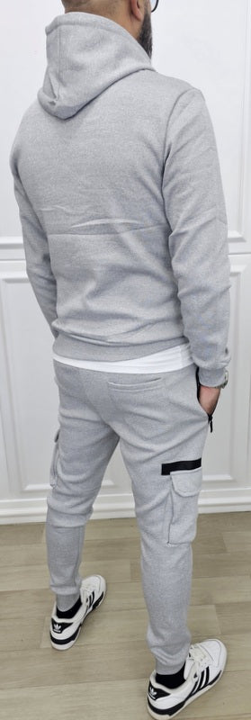 Tuta New Tech cargo Cappuccio Completo felpata 2 colori s,m,l,xl,xxl