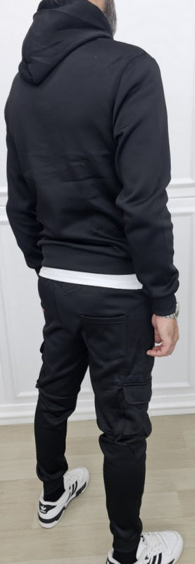 Tuta New Tech cargo Cappuccio Completo felpata 2 colori s,m,l,xl,xxl