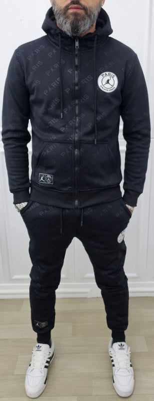 Tuta Paris Limited edition ORO/ARGENTO Cappuccio Completo felpata F04 s,m,l,xl,xxl