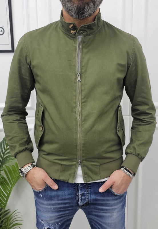 GIUBBINO BOMBER  EFFETTO JEANS 2 COLORI S,M,L,XL,XXL