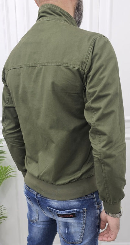 GIUBBINO BOMBER  EFFETTO JEANS 2 COLORI S,M,L,XL,XXL