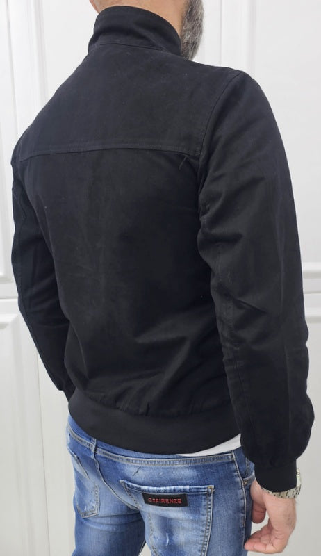 GIUBBINO BOMBER  EFFETTO JEANS 2 COLORI S,M,L,XL,XXL