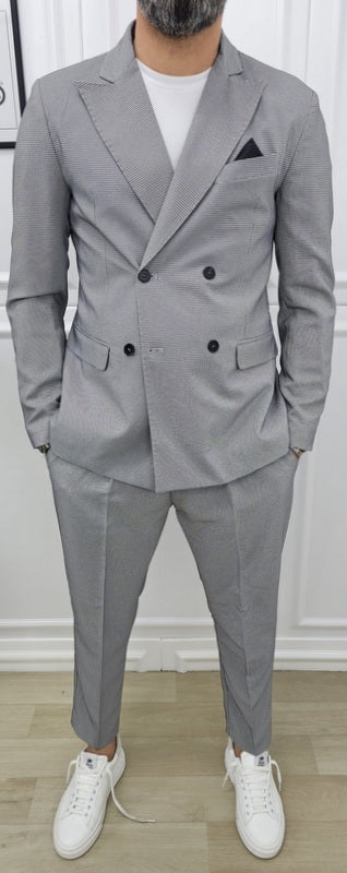 Abito completo Doppiopetto Sale e Pepe Giacca+Pantalone+T-shirt 44,46,48,50,52