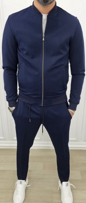 Completo uomo Praga Bomber slim fit giacca e pantalone s,m,l,xl,xxl