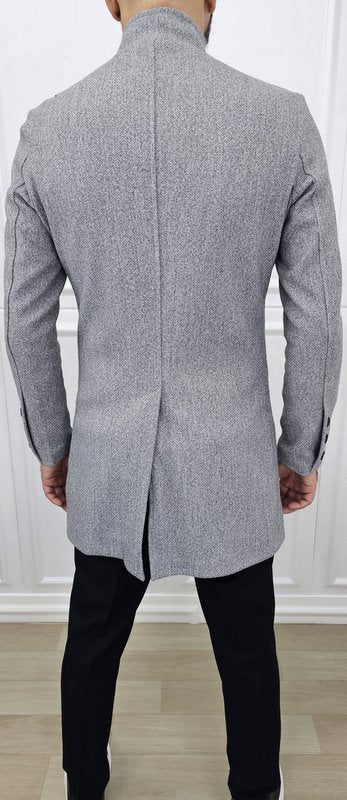 Cappotto Uomo Coreana  Nero/GRIGIO  invernale elastico s,m,l,xl,xxl