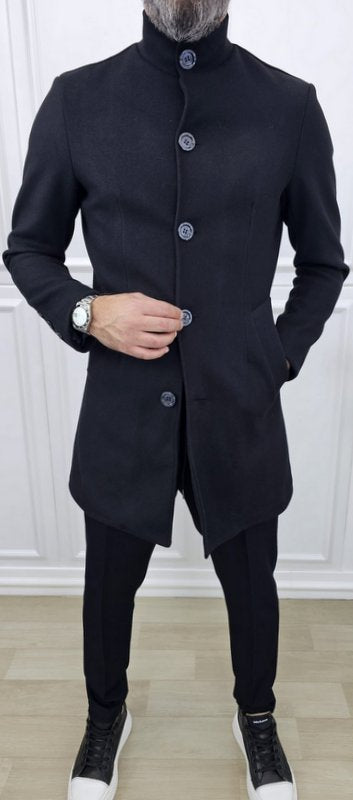 Cappotto Uomo Coreana  Nero/GRIGIO  invernale elastico s,m,l,xl,xxl