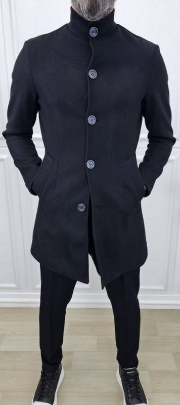 Cappotto Uomo Coreana  Nero/GRIGIO  invernale elastico s,m,l,xl,xxl