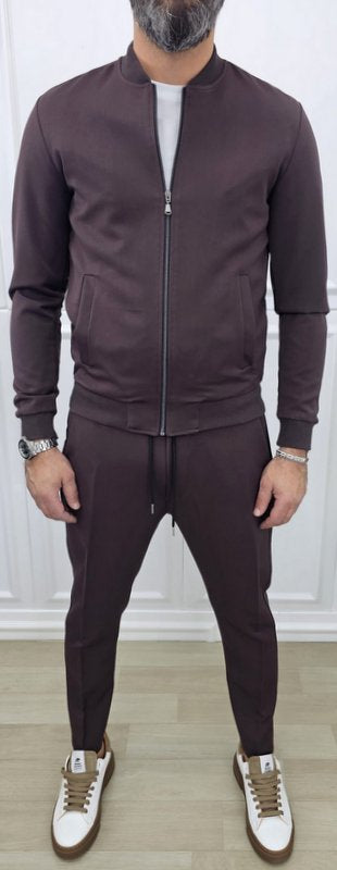 Completo uomo Praga Bomber slim fit giacca e pantalone s,m,l,xl,xxl