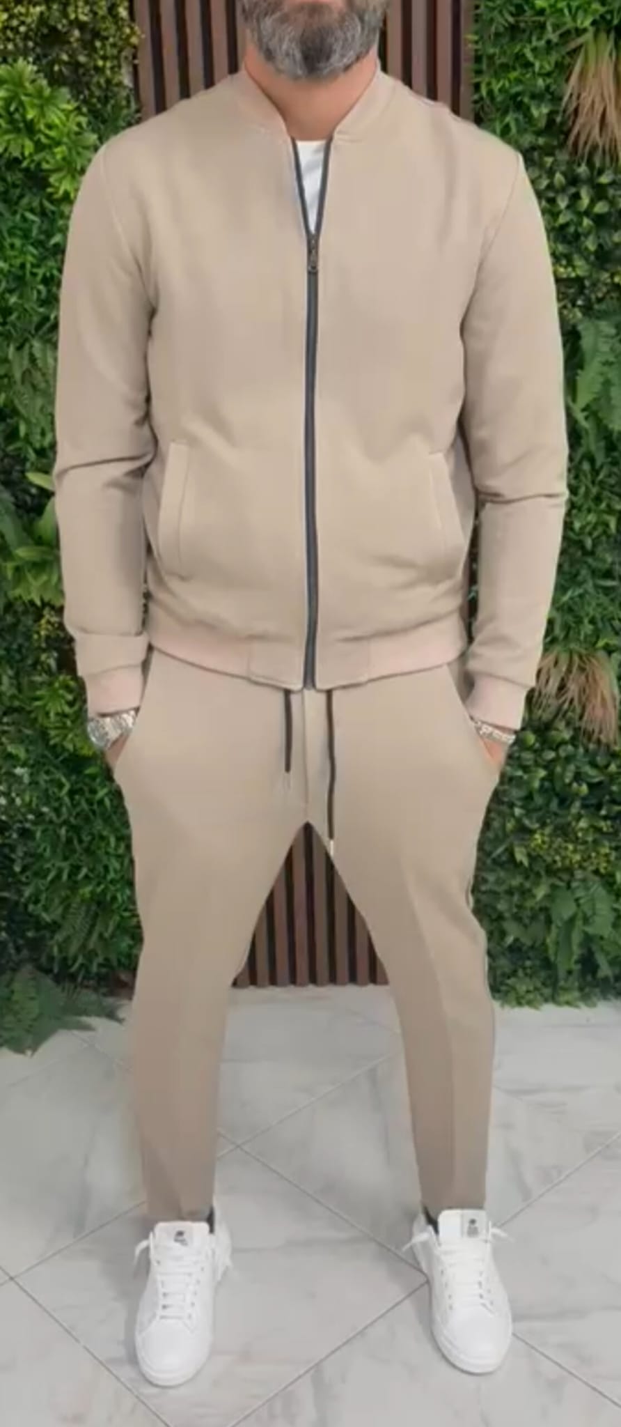 Completo uomo Praga Bomber slim fit giacca e pantalone s,m,l,xl,xxl