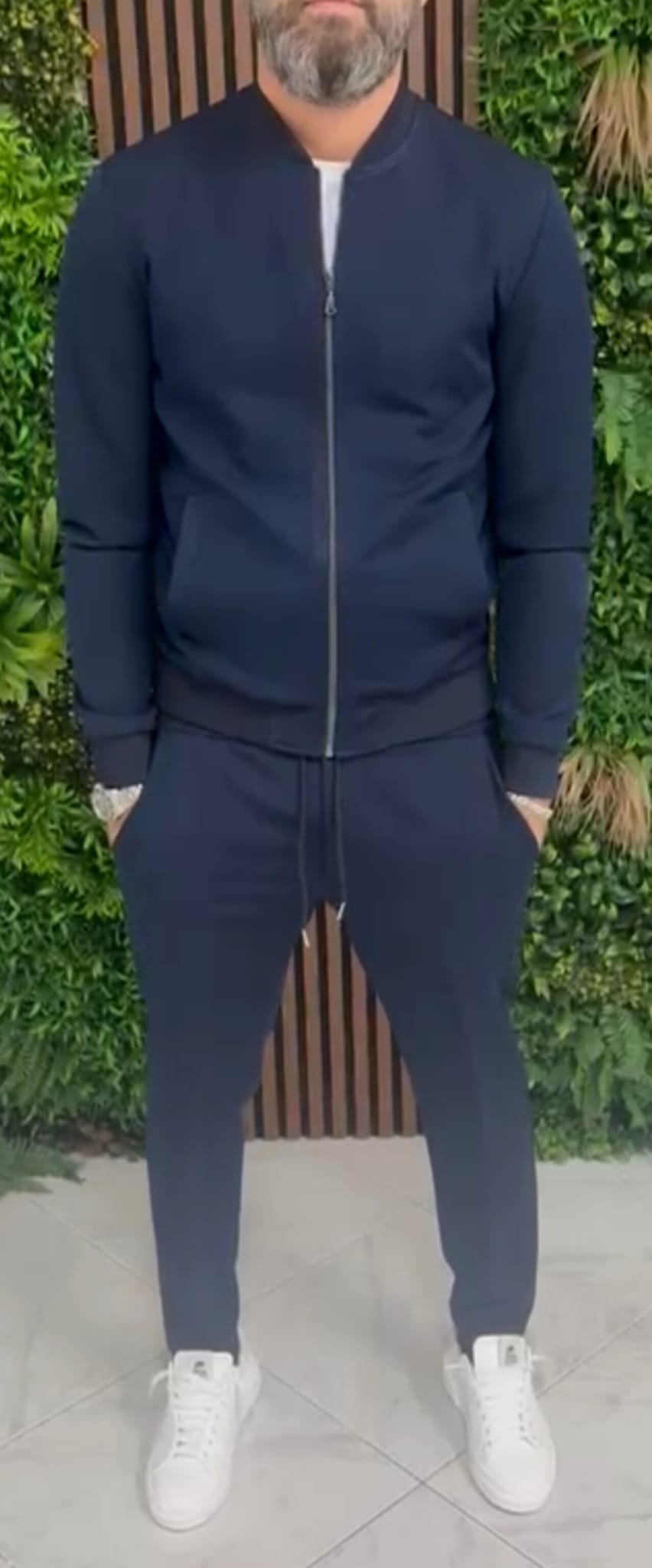 Completo uomo Praga Bomber slim fit giacca e pantalone s,m,l,xl,xxl