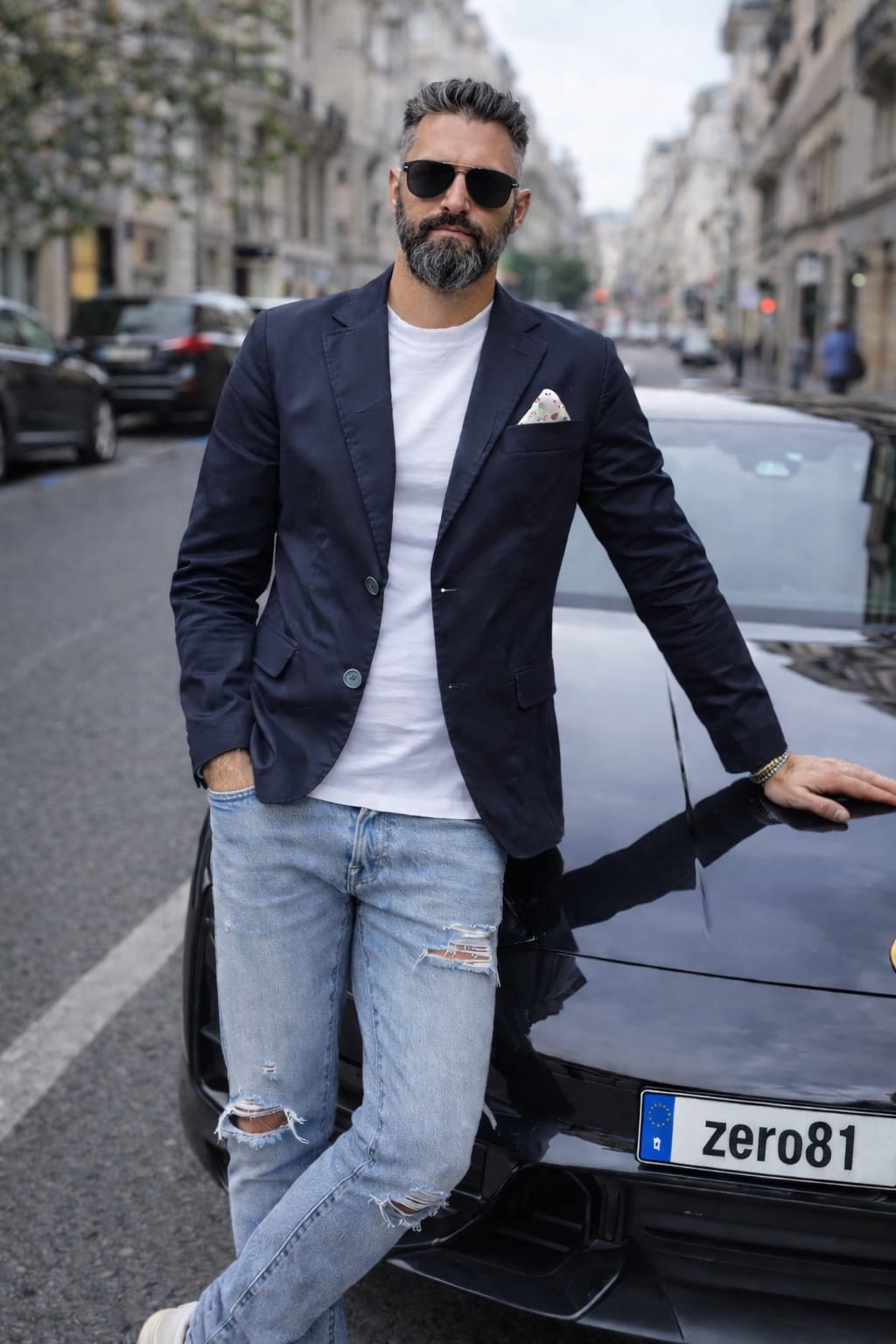 GIACCA UOMO PRIMAVERILE  2 BOTTONI + T.SHIRT BIANCA 44.46.48.50.52.54