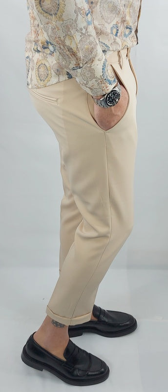 Pantalone Uomo Capri tessuto morbido elastico italy tasche america