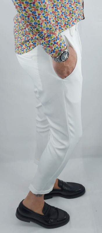 Pantalone Uomo Capri tessuto morbido elastico italy tasche america